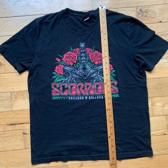 Scorpions “Rockers N’ Ballads” Band Tee | Black Graphic T-Shirt | Size Medium - Picture 6 of 9